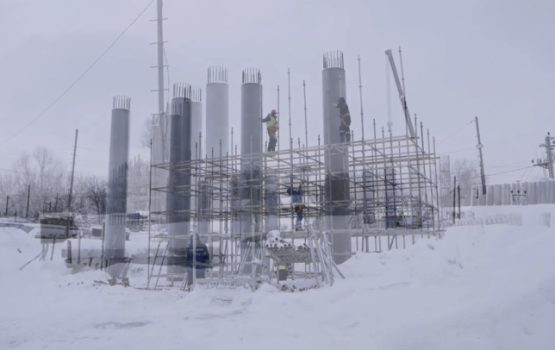 Строительство автомобильного путепровода под Саратовом идет по графику