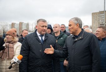 Вячеслав Володин посетил в Балаково городской парк «Центральный»