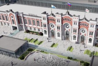 Вячеслав Володин на ж/д вокзале в Саратове