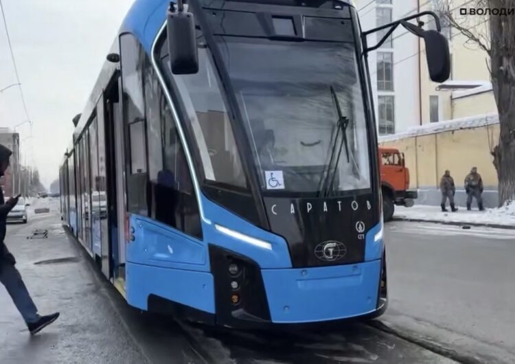 ПЕРВЫЙ ТРАМВАЙ «Витязь-М» уже в Саратове
