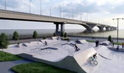 Продолжается благоустройства набережной от 1-го причала до моста Саратов-Энгельс