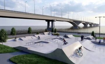 Продолжается благоустройства набережной от 1-го причала до моста Саратов-Энгельс